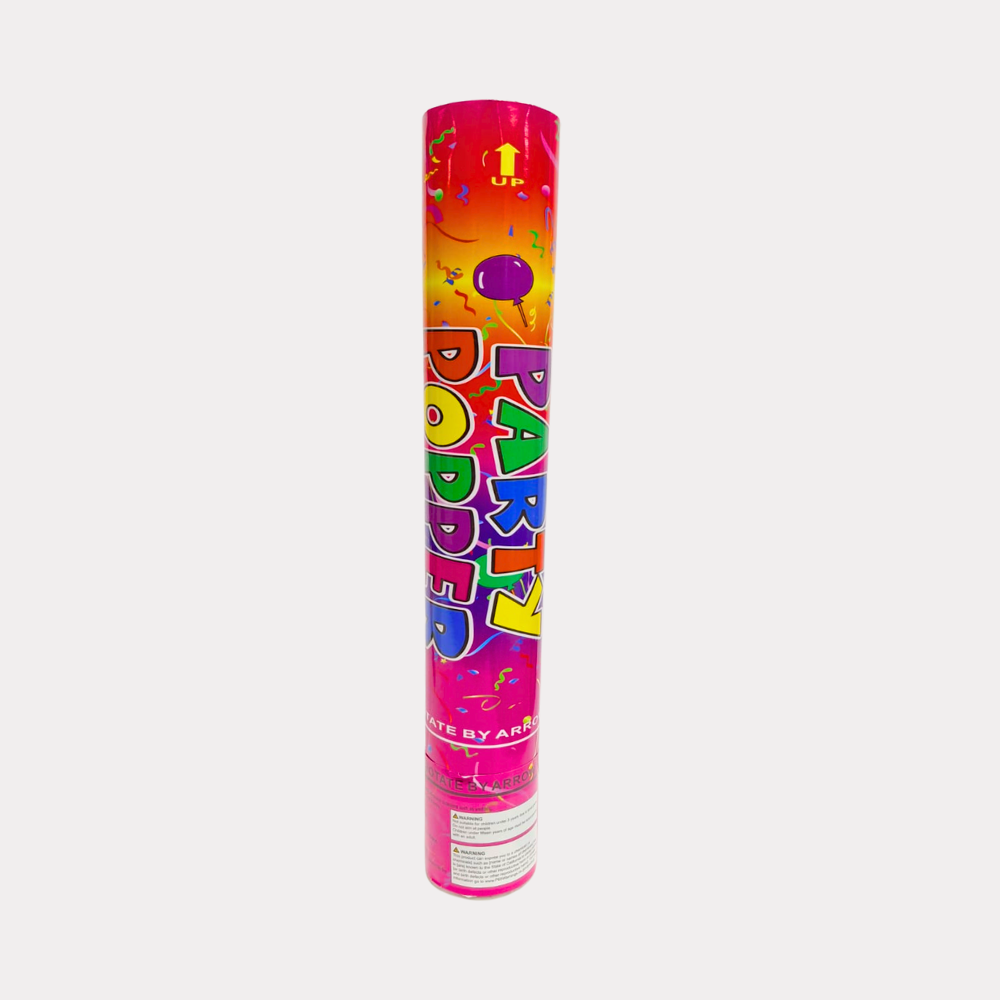Tubo Lanza Confeti, 12 Plg, Party Popper