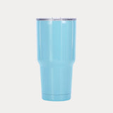 Vaso de Térmico Azul Celeste, 8 Plg