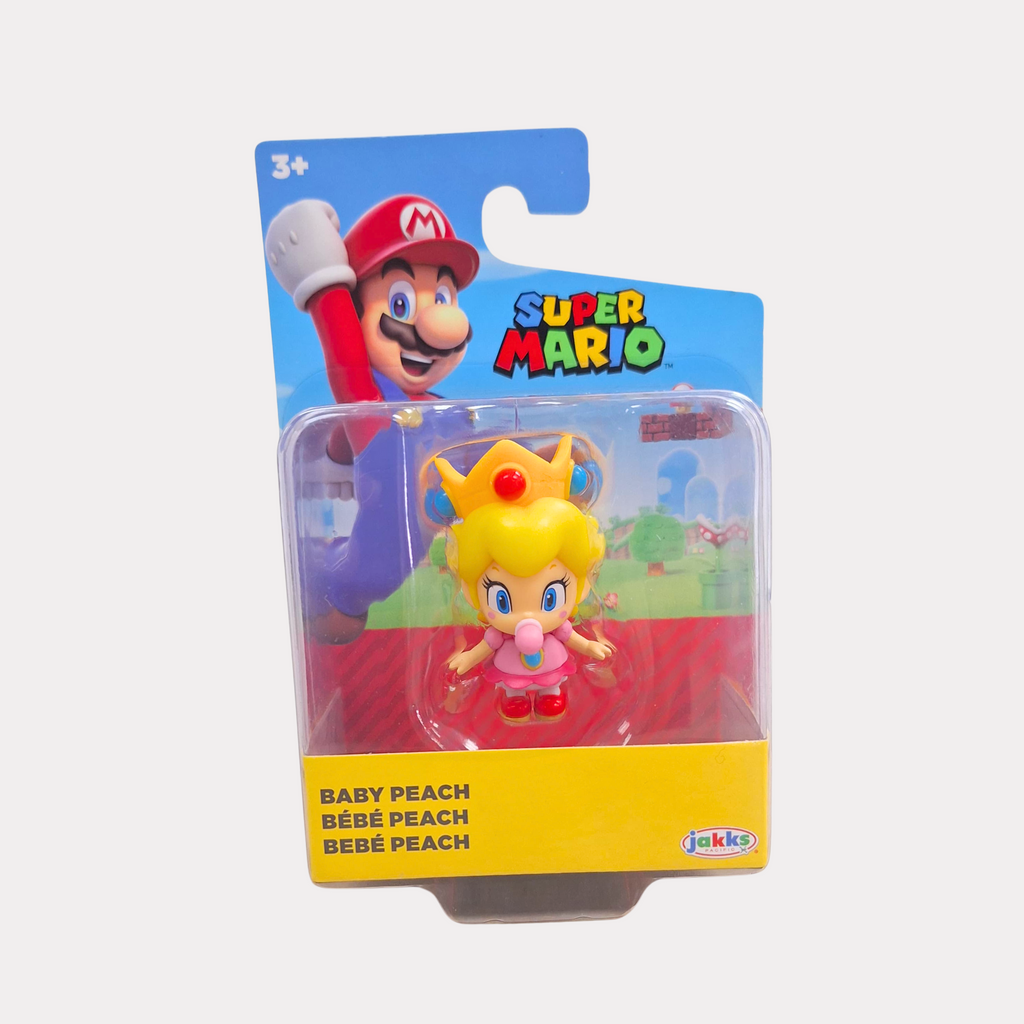 Figura Coleccionable de Baby Peach - Super Mario, 2 Plg
