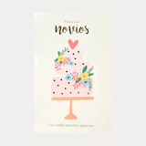 Tarjeta de Bodas para los Novios, mediana, para los novios