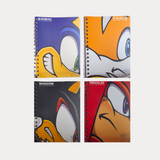 Diario de Sonic, 96 hojas, con divisiones