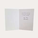 Tarjeta de Bodas para los Novios, mediana, para los novios con cariño