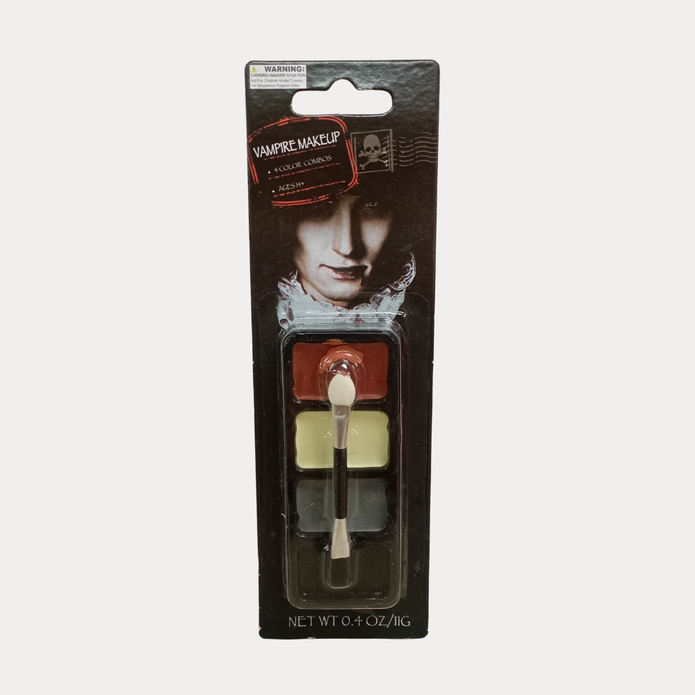 Maquillaje para Halloween de vampiro, 4 colores