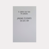 Tarjeta Día de la Madre, mediana, con flores