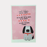Tarjeta de Amor para Parejas, mediana, Voy a decírtelo sin rodeos ¡TE AMO!