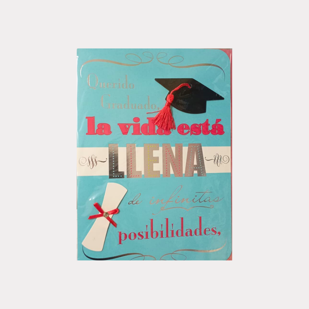 Tarjeta de Graduación General, Grande, Querido Graduado