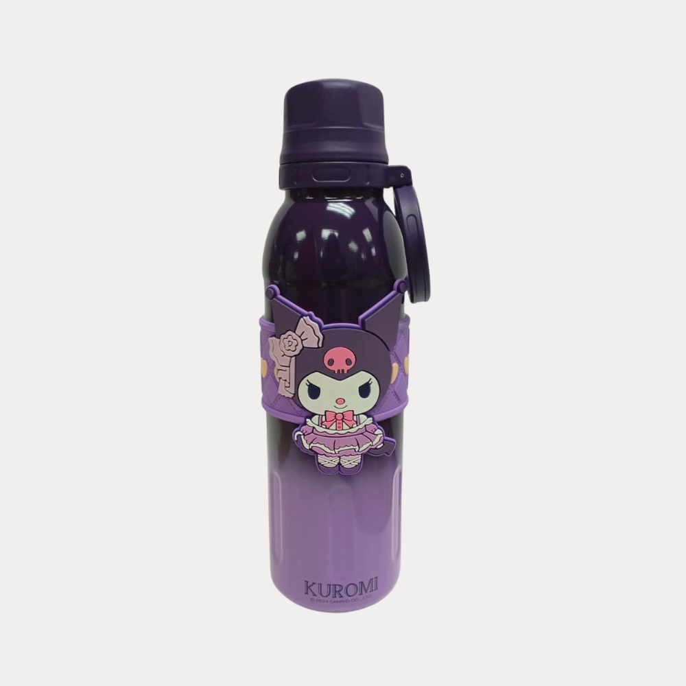 Bote de Kuromi, 700 ml, tipo cantimplora