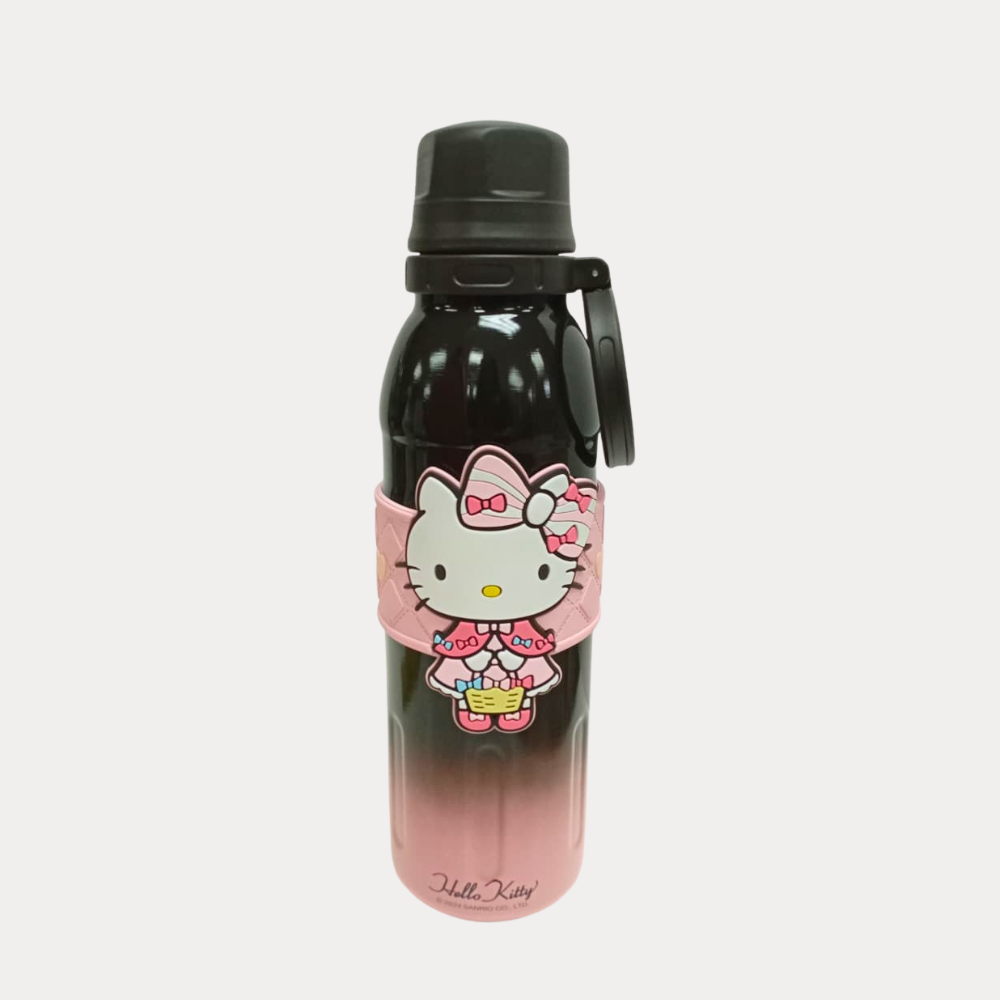 Bote de Hello Kitty, 700 ml, tipo cantimplora