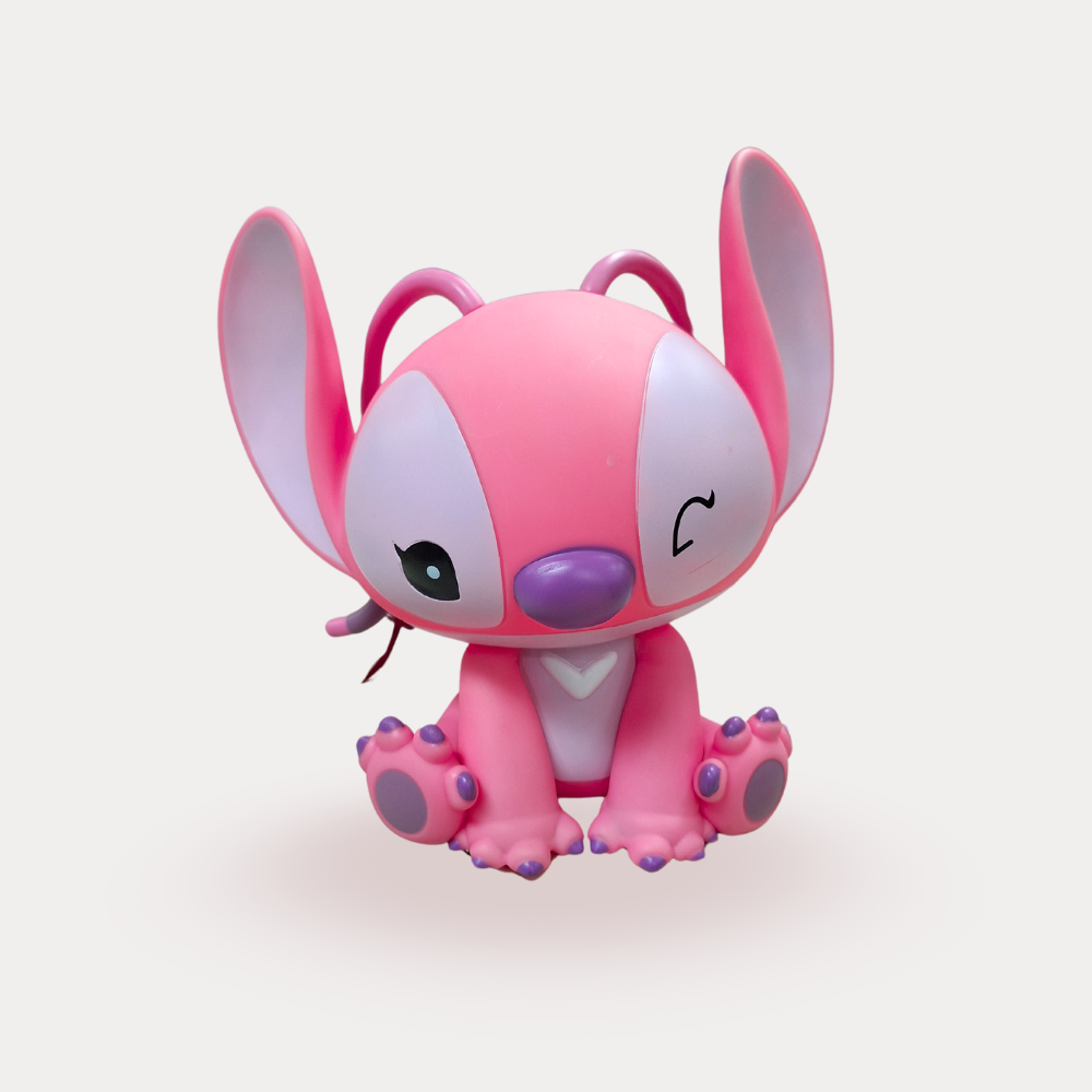 Alcancía de Ángel, plástico grueso resistente, 23 cm