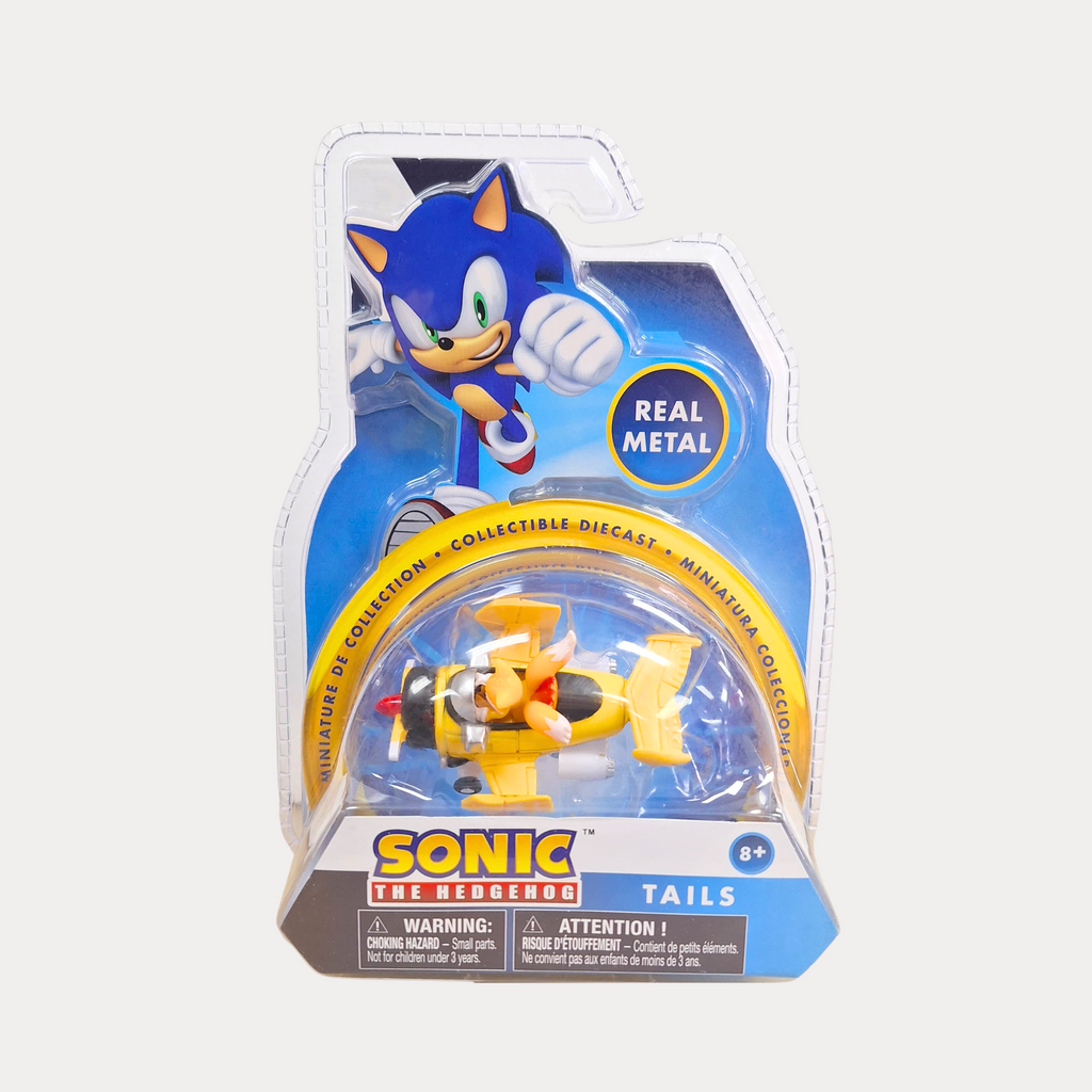 Figura Coleccionable de Tails en Avioneta - Zonic, 2 Plg