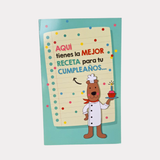 Tarjeta de Cumpleaños, mediana, deseos de alegría y sorpresas