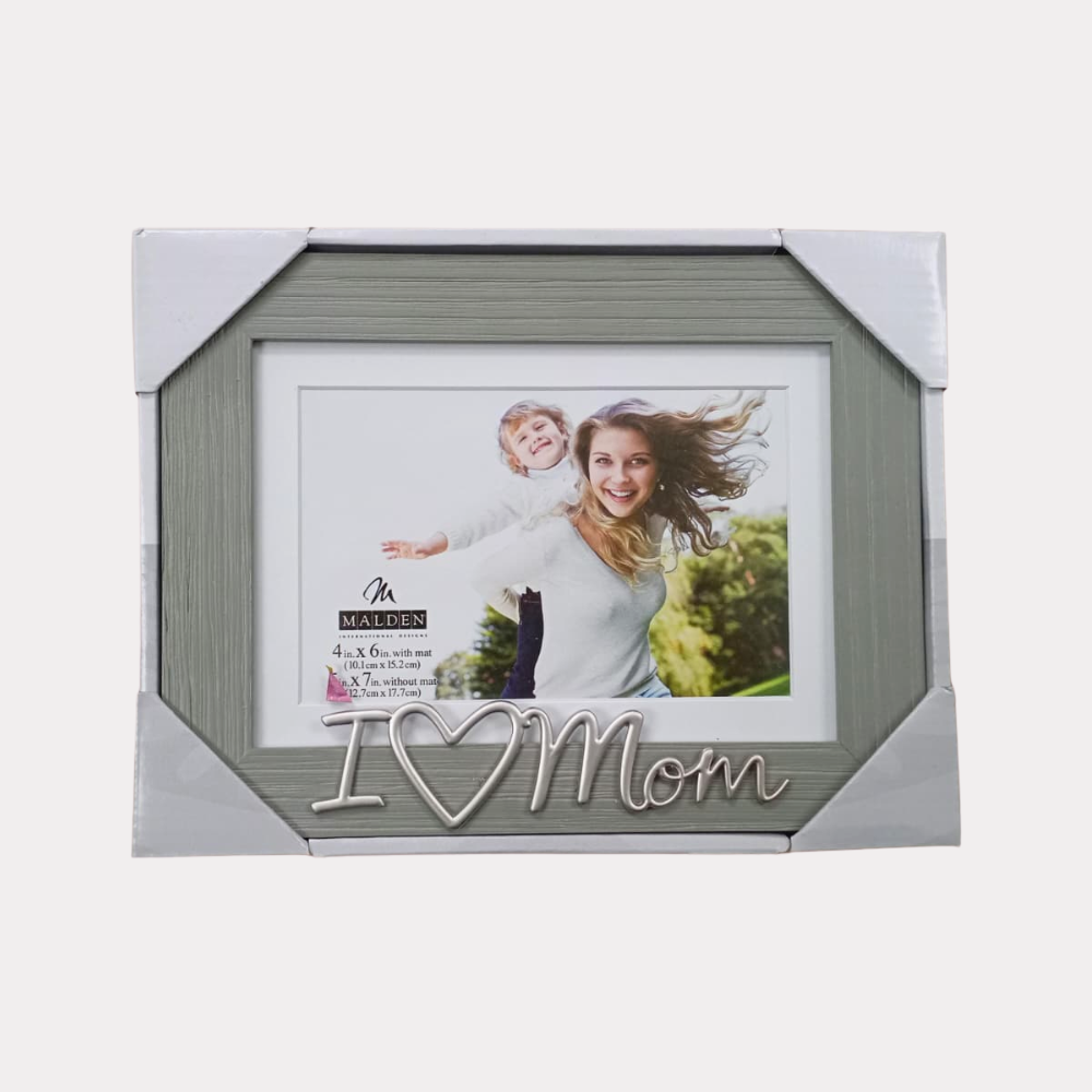 Retratera para Mamá, ideal para mesa, marco de madera, 4x6 Plg