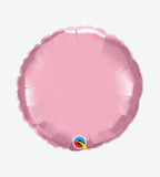 Globo de Círculo, metalizado 18 Plg, varios colores, sin diseño