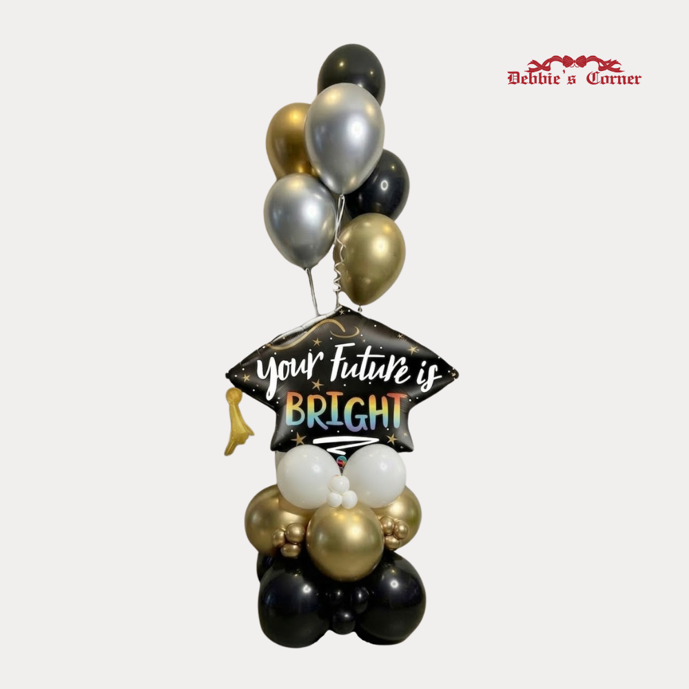 Bouquet de Globos para Graduación + 6 látex con helio