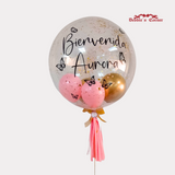 Globo con Helio Personalizado de 24 Plg, diseño estándar de varios colores