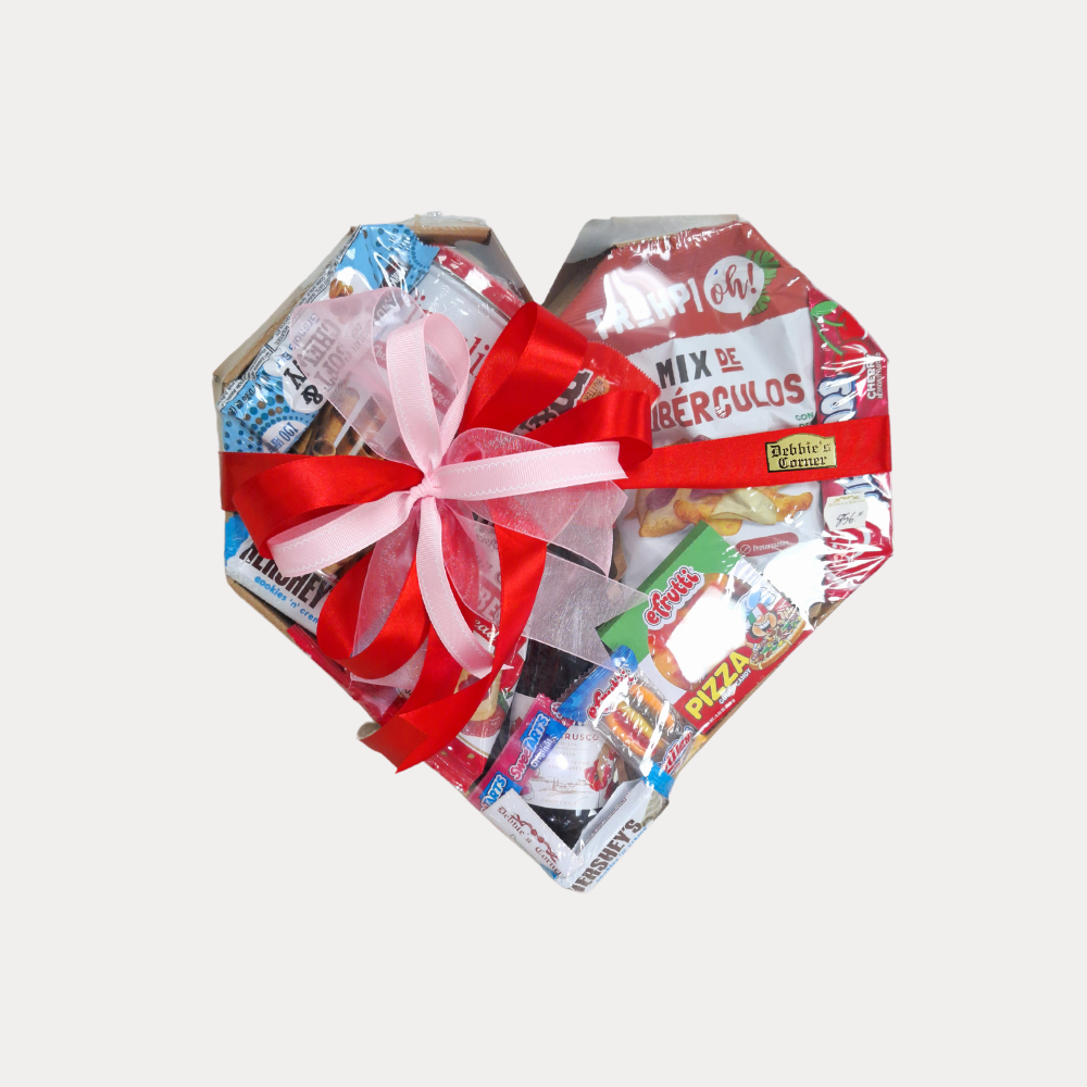 Caja de Snacks en forma de Corazón