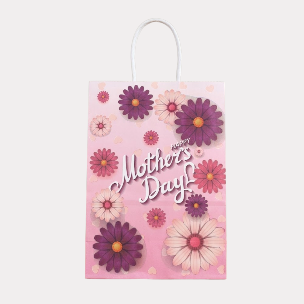 Bolsa de Regalo Día de la Madre, mediana 8.5 Plg, rosa ¡EN PROMOCIÓN! compra 2 llévate el 3ro gratis