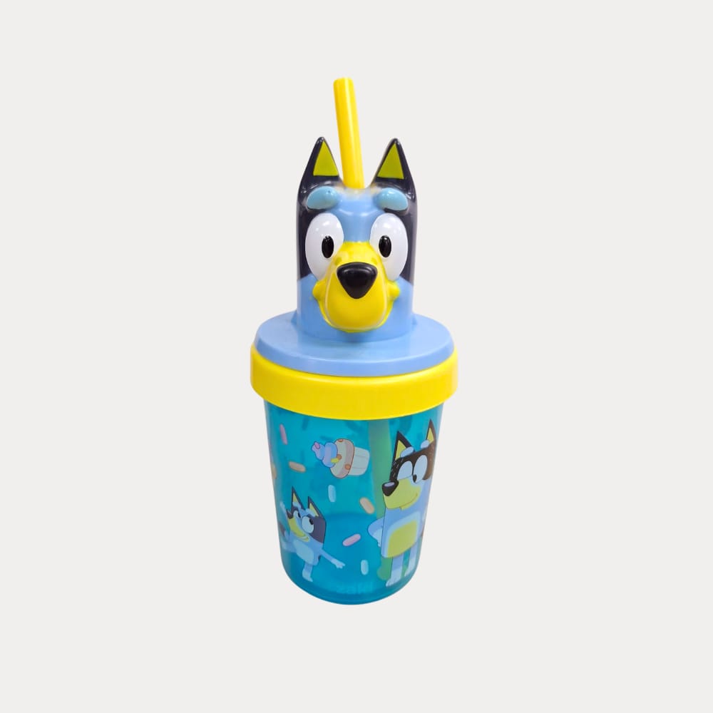 Vaso de Bluey, plástico resistente, 13 oz