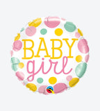 Baby Girl Dots 18"