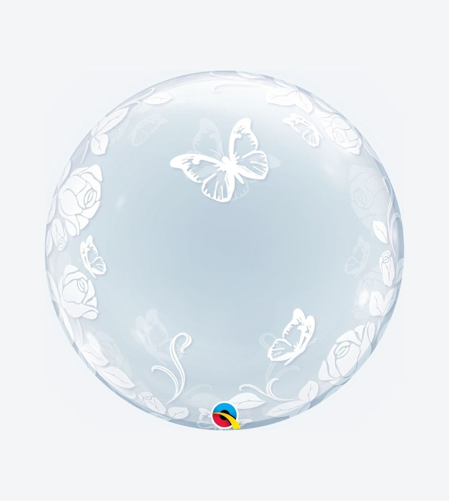 Elegant Roses & Butterflies Bubble