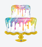 Rainbow Drip Cake